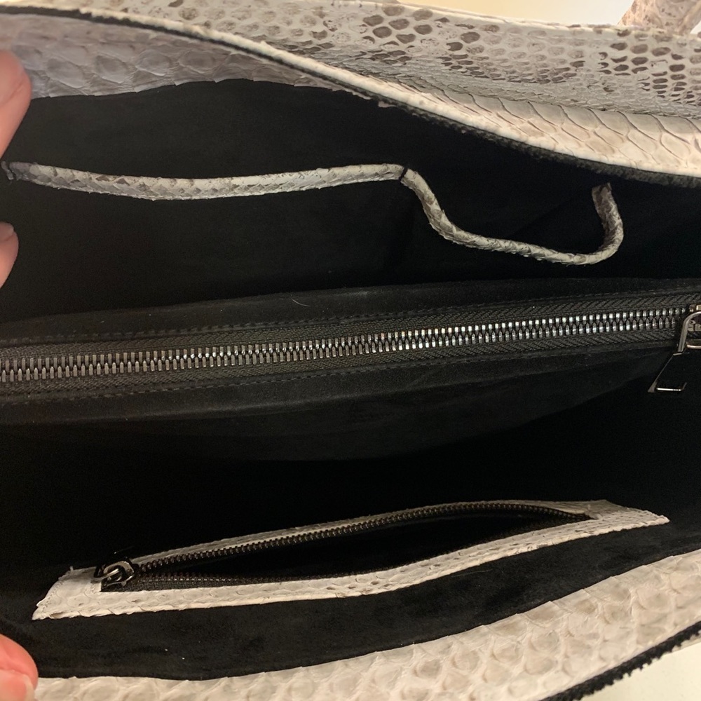 Authentic Hand-Made Python Purse - image 3